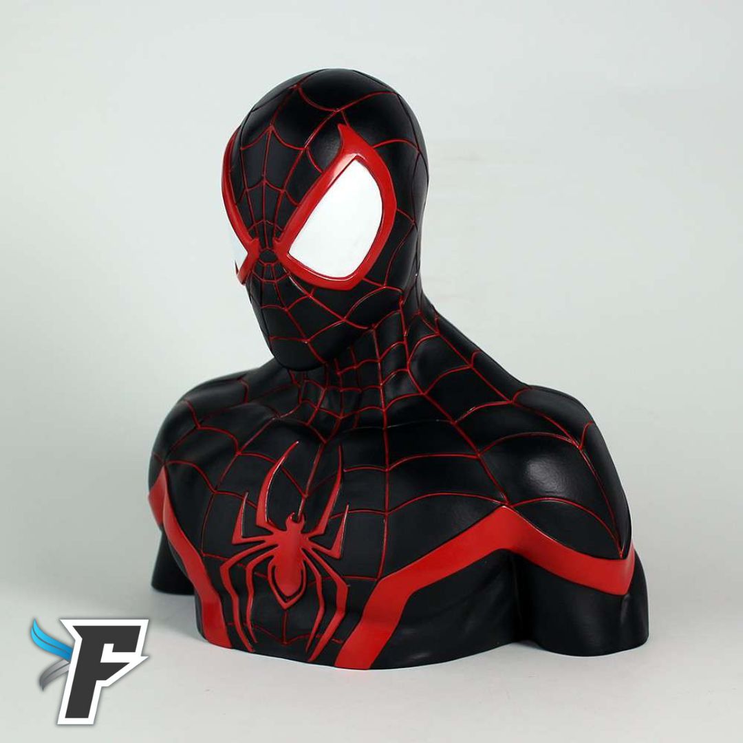 Salvadanaio Busto Miles Morales Spider-Man - Deluxe Edition | Fandomia Shop