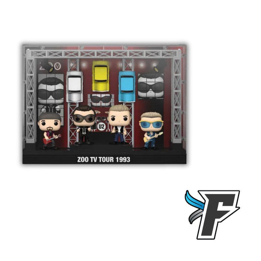 Funko Pop! Deluxe - U2 Zoo TV Tour 1993 | Special Collector's Edition