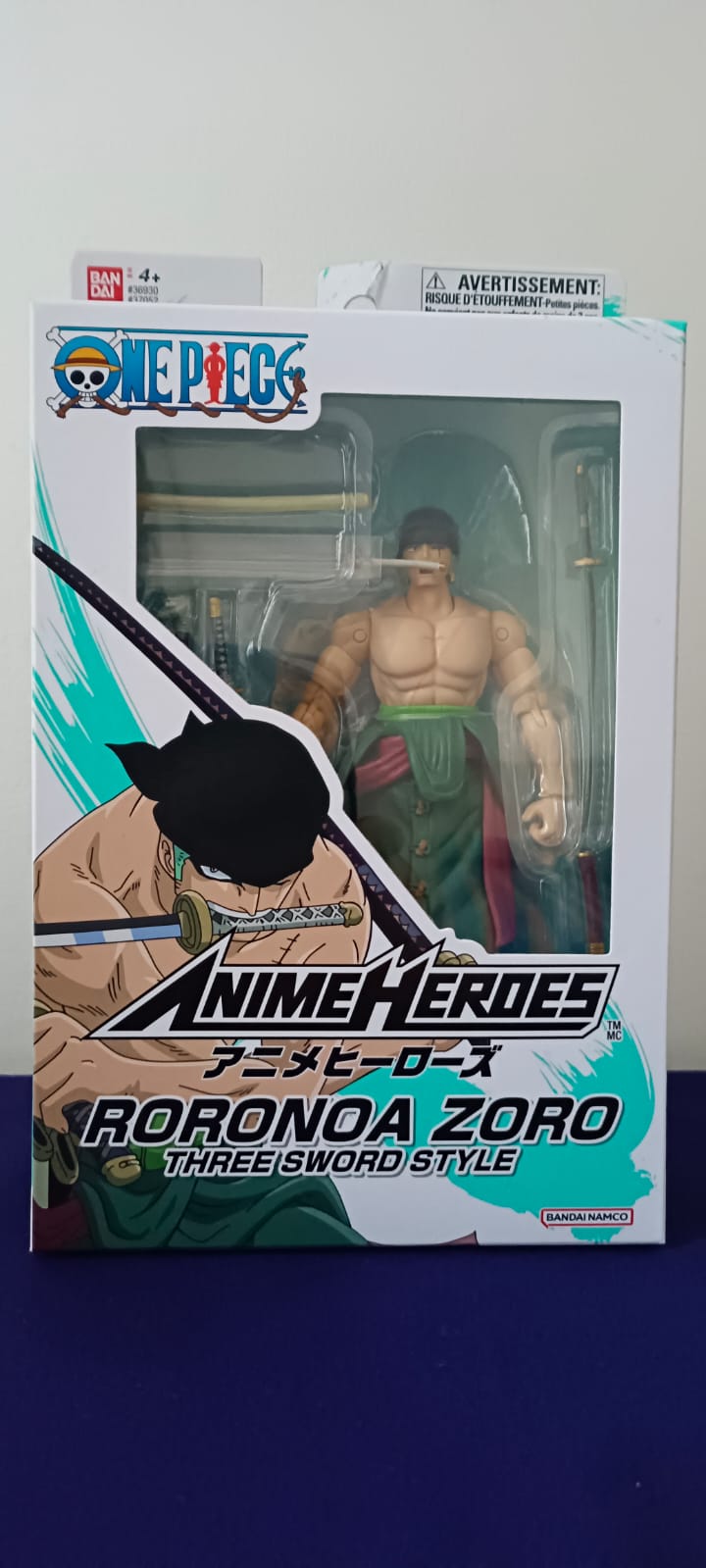 Action Figure Roronoa Zoro - Three Sword Style | One Piece - Anime Heroes